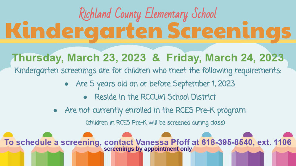 Kindergarten Screenings