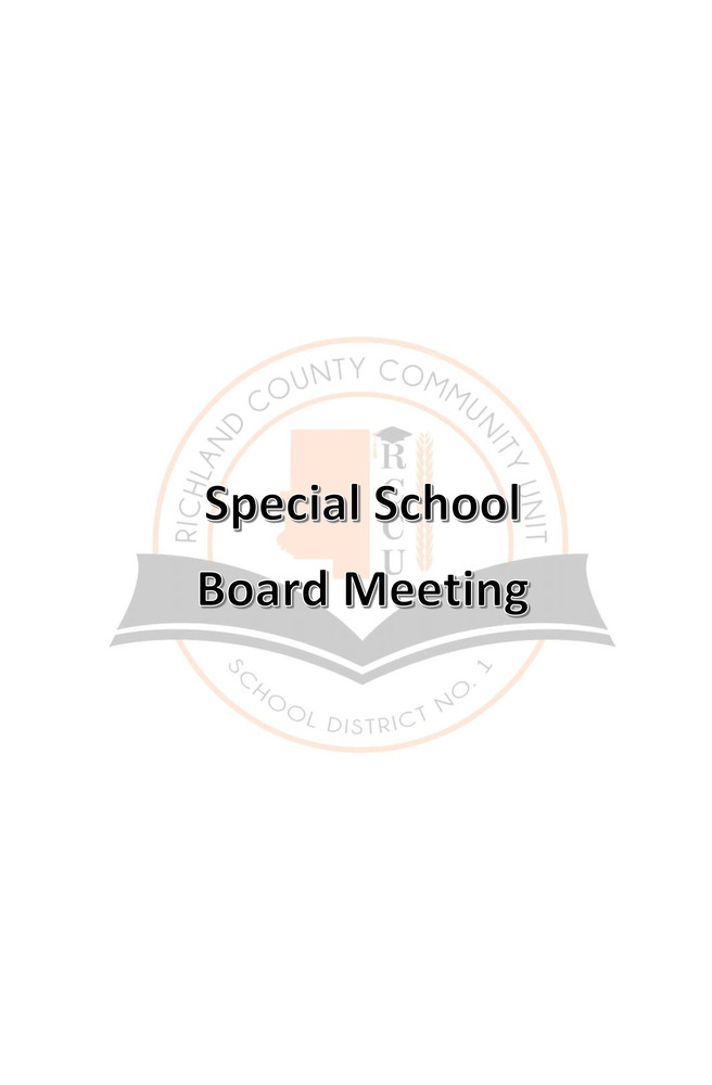 Special School Board Summary