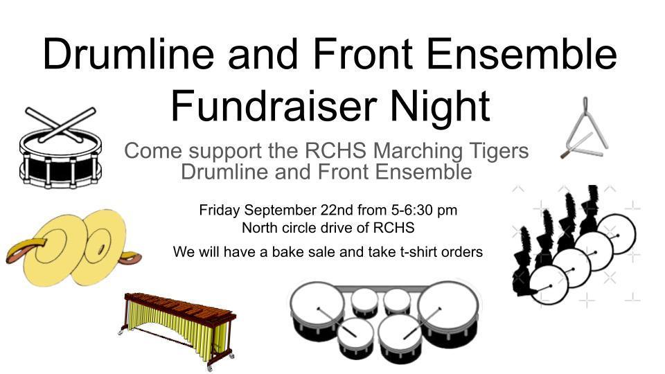 Drumline & Front Ensemble Fundraiser Night 9/22/23