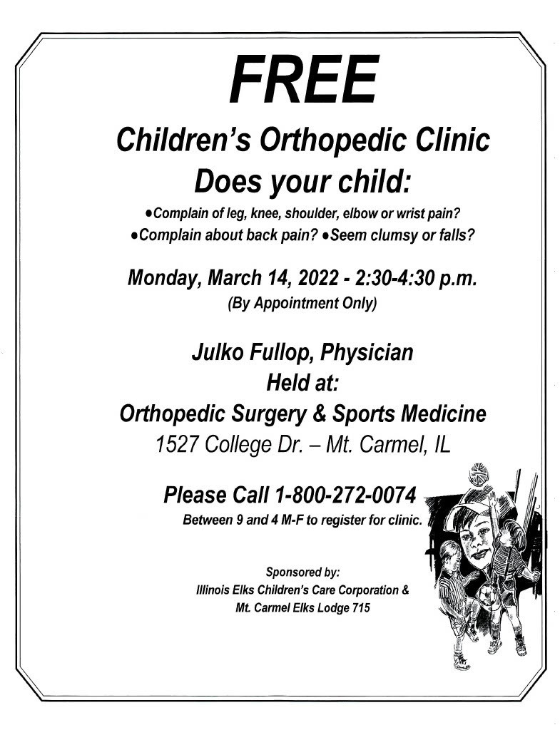 FREE  Children's Orthopedic Clinic