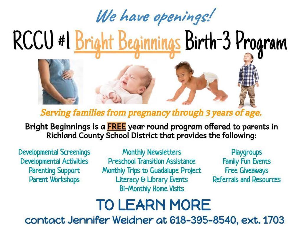 Bright Beginnings Birth-3 Program