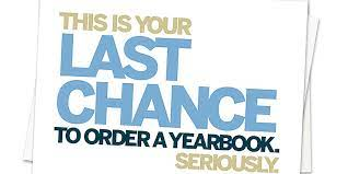 Yearbook Last Chance